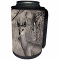 3dRose Sven Herkenrath Animal - A Sepia Photograph of a Duiker Wildlife - Can Cooler Bottle Wrap (cc_275815)