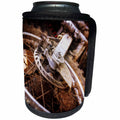 3dRose Alexis Photography - Transport Road - Detail of a rear wheel of a motocross race motorcycle - Can Cooler Bottle Wrap (cc_276070)
