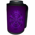 3dRose Andrea Haase Abstract - Purple Abstract Modern Iris Graphic - Can Cooler Bottle Wrap (cc_276201)