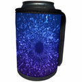 3dRose Andrea Haase Abstract - Blue Space Starburst Abstract Graphic - Can Cooler Bottle Wrap (cc_276207)