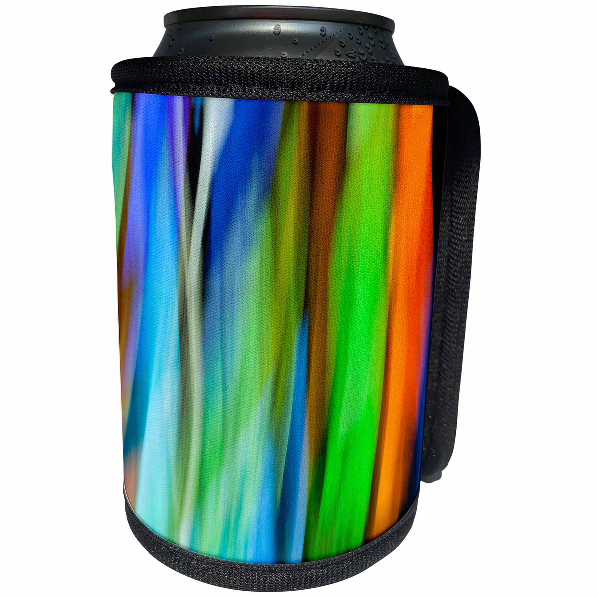 3dRose Danita Delimont - Abstracts - A motion blur of a stain glass window. - Can Cooler Bottle Wrap (cc_276400)