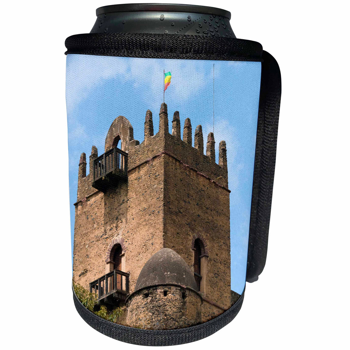 3dRose Danita Delimont - Castles - Fasilides Castle in fortress city of Fasil Ghebbi, Gondar, Ethiopia - Can Cooler Bottle Wrap (cc_276432)