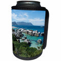 3dRose Danita Delimont - Oceans - South Africa, Cape Town, Simons Town, Boulders Beach - Can Cooler Bottle Wrap (cc_276555)