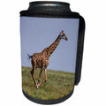 3dRose Danita Delimont - Giraffes - Africa. Tanzania, Ndutu. Masai giraffe running in Serengeti NP. - Can Cooler Bottle Wrap (cc_276566)