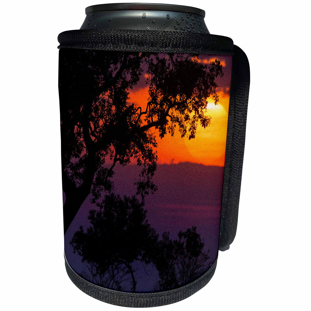 3dRose Danita Delimont - Sunsets - Africa. Tanzania. Colorful setting sun, Serengeti National Park. - Can Cooler Bottle Wrap (cc_276587)