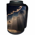 3dRose Danita Delimont - Weather - Sun rays and clouds, Togo, Africa - Can Cooler Bottle Wrap (cc_276610)