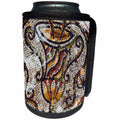 3dRose Danita Delimont - Artwork - Jar Mosaic, New House Of Hunt, Bulla Regia Archaeology Site, Tunisia - Can Cooler Bottle Wrap (cc_276611)