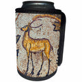 3dRose Danita Delimont - Artwork - Deer mosaic, New House Of Hunt, Bulla Regia, Tunisia, North Africa - Can Cooler Bottle Wrap (cc_276621)