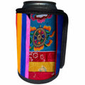 3dRose Danita Delimont - Textiles - Bhutan, Thimphu. Traditional Bhutanese handicraft textiles. - Can Cooler Bottle Wrap (cc_276691)
