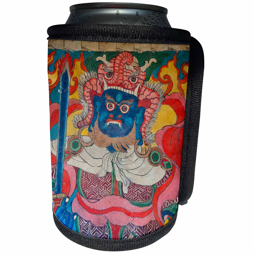 3dRose Danita Delimont - Artwork - Tibetan Buddhist Feilai Temple, Deqen Town, Yunnan, China. - Can Cooler Bottle Wrap (cc_276725)
