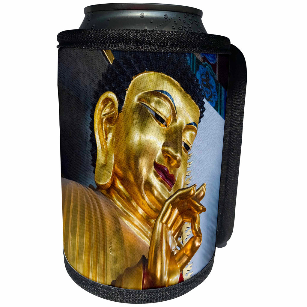 3dRose Danita Delimont - Religion - Buddhist statue in Jinshan Temple, Zhenjiang, Jiangsu Province, China - Can Cooler Bottle Wrap (cc_276732)