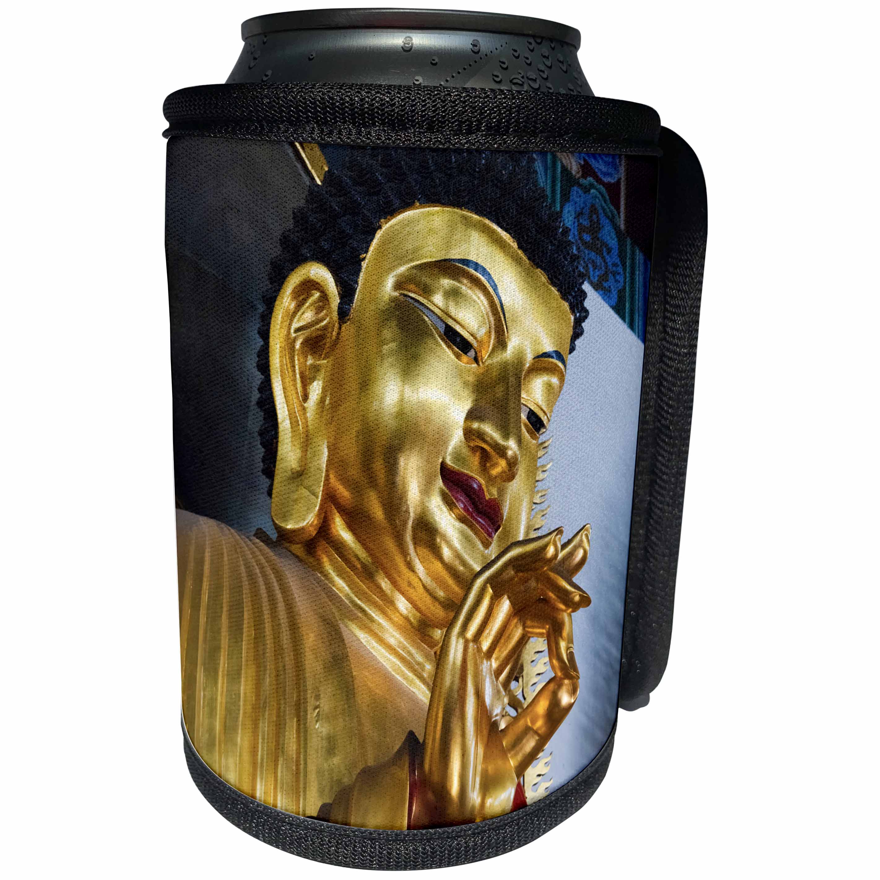 3dRose Danita Delimont - Religion - Buddhist statue in Jinshan Temple, Zhenjiang, Jiangsu Province, China - Can Cooler Bottle Wrap (cc_276732)