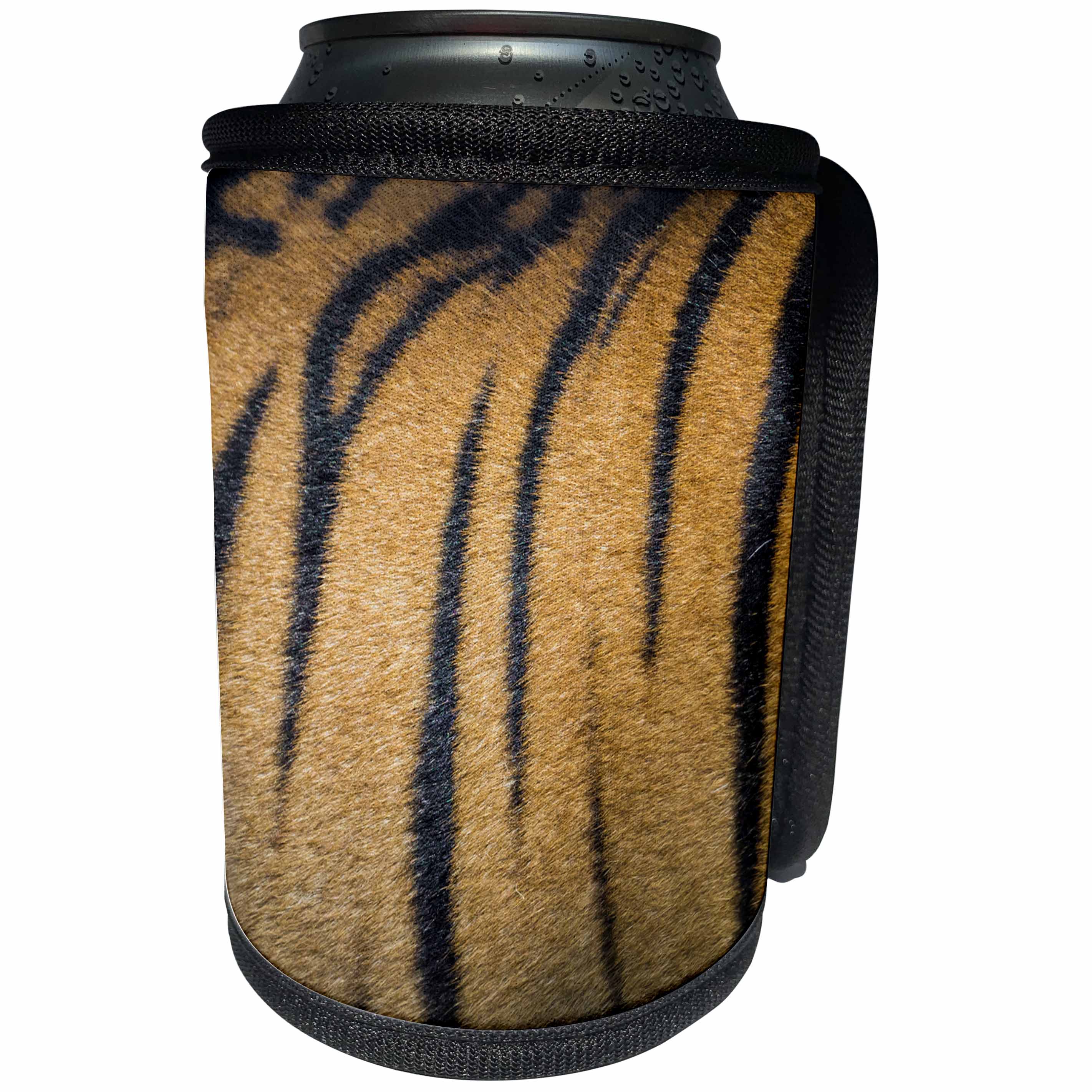3dRose Danita Delimont - Patterns - India. Male Bengal tiger skin showing the stripes. - Can Cooler Bottle Wrap (cc_276782)