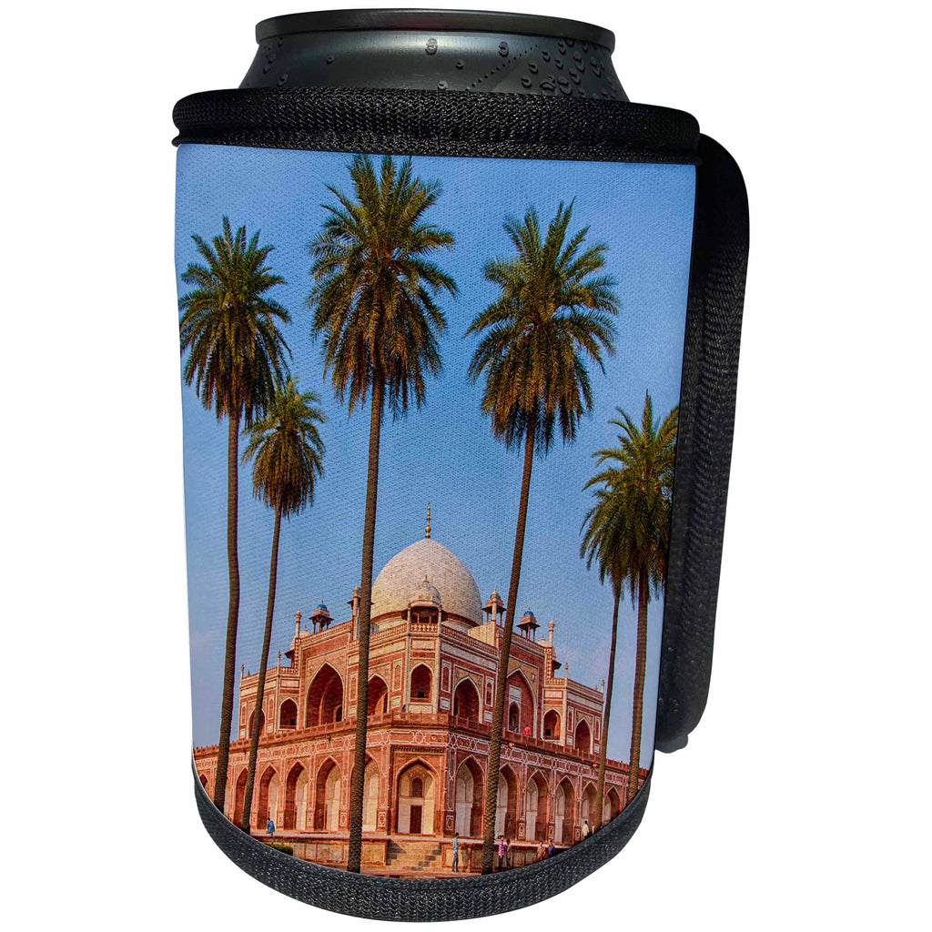 3dRose Danita Delimont - Travel - India. Exterior view of Humayuns Tomb in New Delhi. - Can Cooler Bottle Wrap (cc_276785)