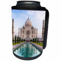 3dRose Danita Delimont - Travel - India. Agra, Portrait of the Taj Mahal with blue pond. - Can Cooler Bottle Wrap (cc_276791)