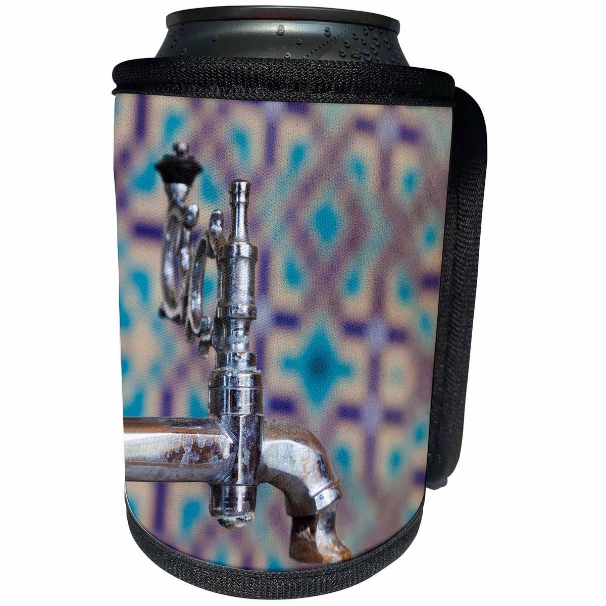 3dRose Danita Delimont - Objects - Central Iran, Esfahan, Tea Samovar Spigot - Can Cooler Bottle Wrap (cc_276833)