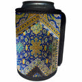 3dRose Danita Delimont - Architecture - Central Iran, Esfahan, Royal Mosque, Ornate Mosaics. - Can Cooler Bottle Wrap (cc_276838)