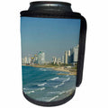 3dRose Danita Delimont - Cities - Israel, Tel Aviv, beach along the coastline - Can Cooler Bottle Wrap (cc_276853)