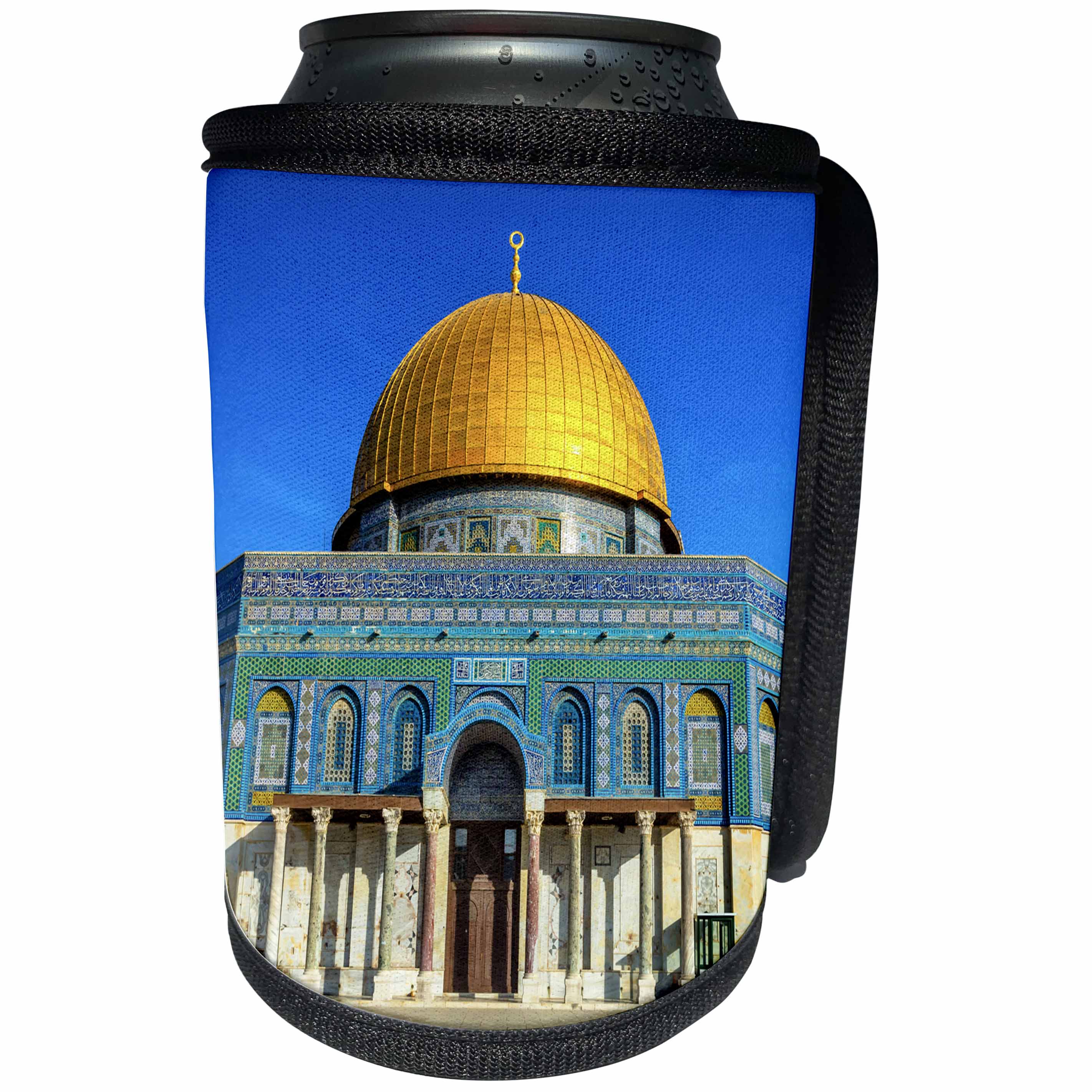 3dRose Danita Delimont - Temples - Dome of the Rock, Jerusalem, Israel. - Can Cooler Bottle Wrap (cc_276857)