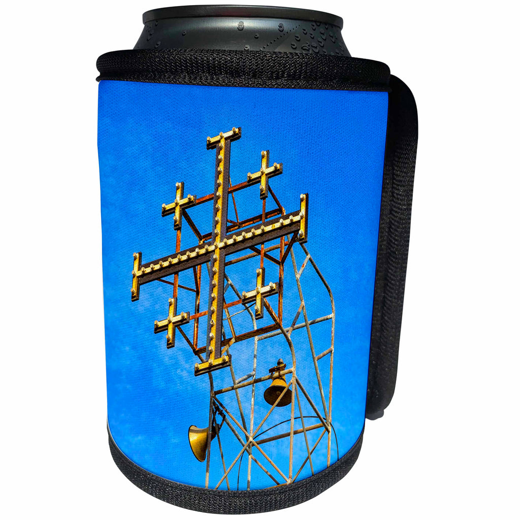 3dRose Danita Delimont - Religion - Crusader Cross Church of the Nativity, Bethlehem, West Bank, Palestine - Can Cooler Bottle Wrap (cc_276859)