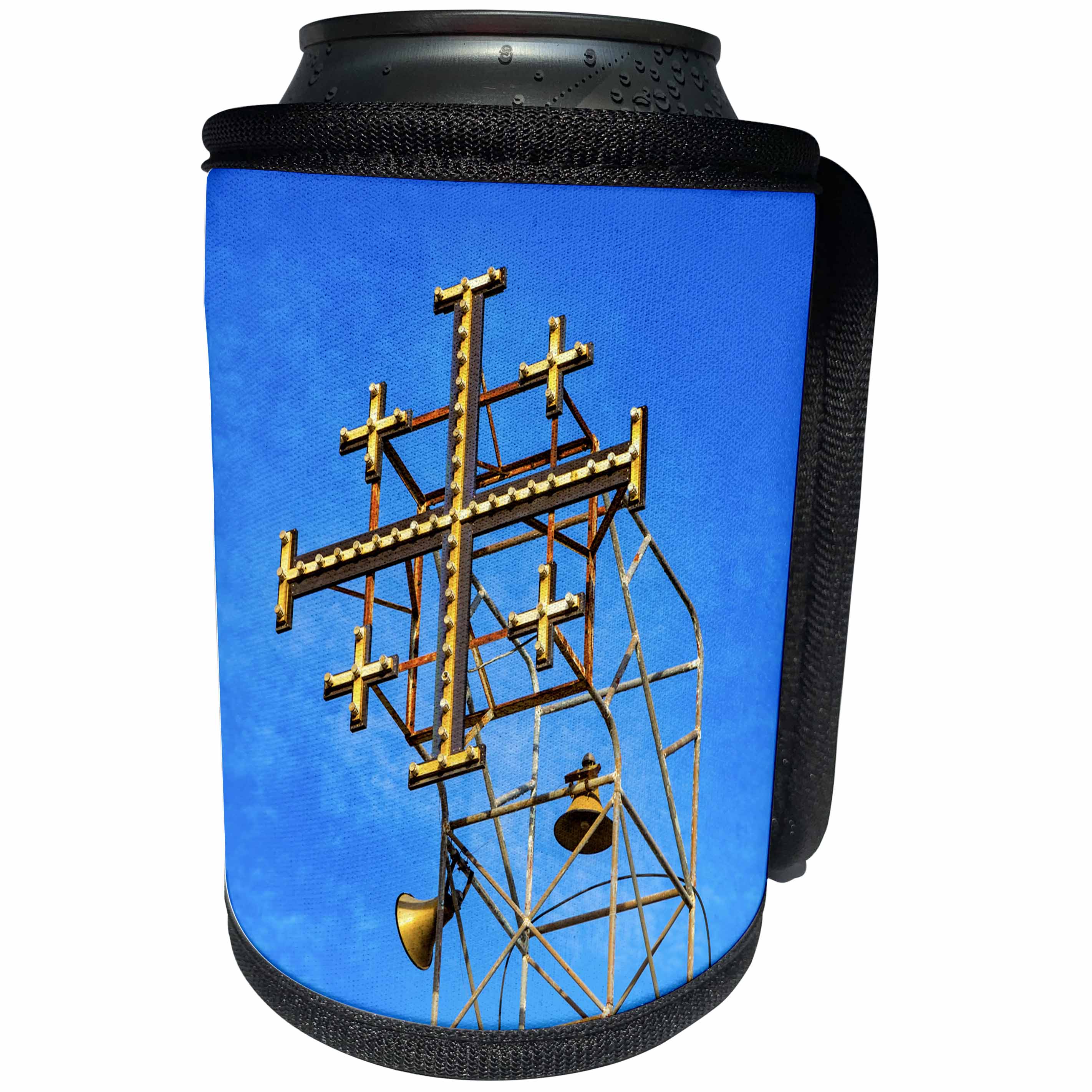 3dRose Danita Delimont - Religion - Crusader Cross Church of the Nativity, Bethlehem, West Bank, Palestine - Can Cooler Bottle Wrap (cc_276859)