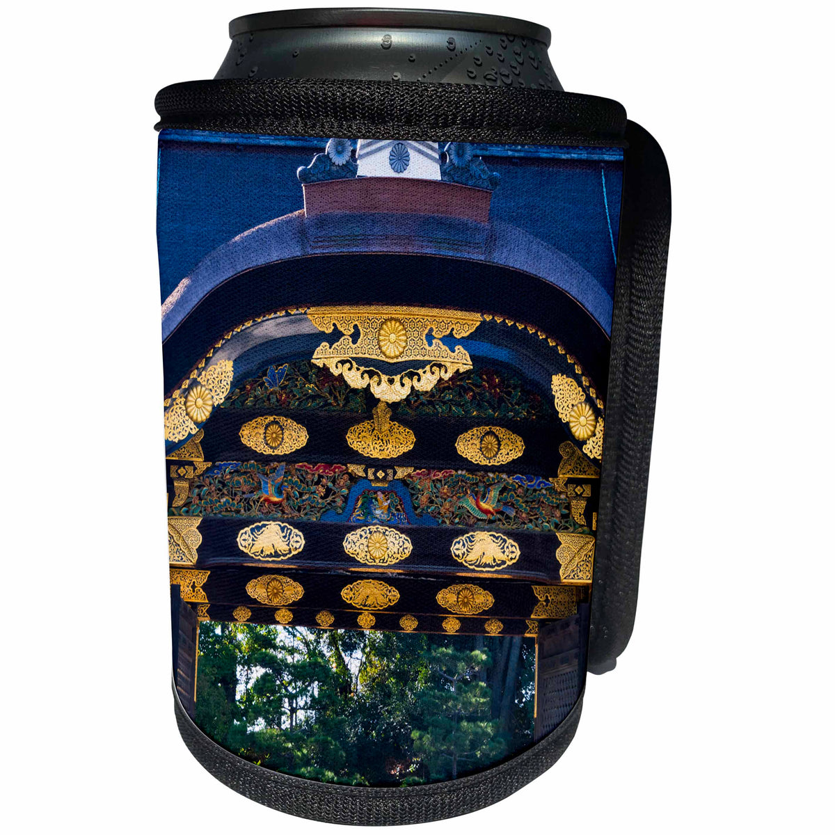 3dRose Danita Delimont - Architecture - Kara mon Gate of Nijo Castle, Kyoto, Japan - Can Cooler Bottle Wrap (cc_276895)