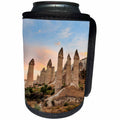 3dRose Danita Delimont - Turkey - Turkey, Anatolia, Cappadocia, Goreme. Fairy Chimneys in Red Valley. - Can Cooler Bottle Wrap (cc_276999)