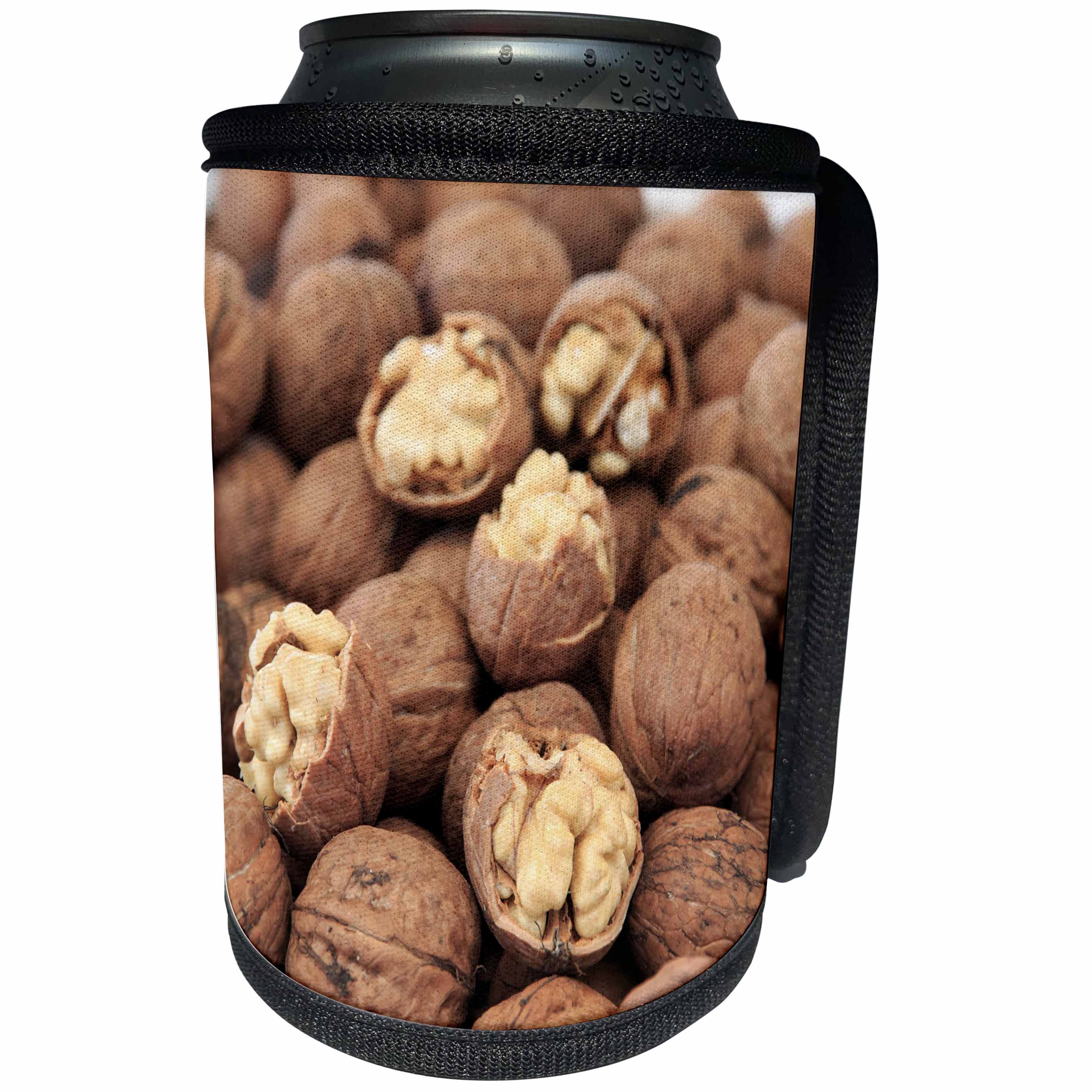 3dRose Danita Delimont - Food - Turkey, Nazilli, open air market. Fresh shelled walnuts. - Can Cooler Bottle Wrap (cc_277019)