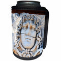 3dRose Danita Delimont - Ruins - Turkey, Didyma. Temple of Apollo. Stone head of Medusa. - Can Cooler Bottle Wrap (cc_277027)