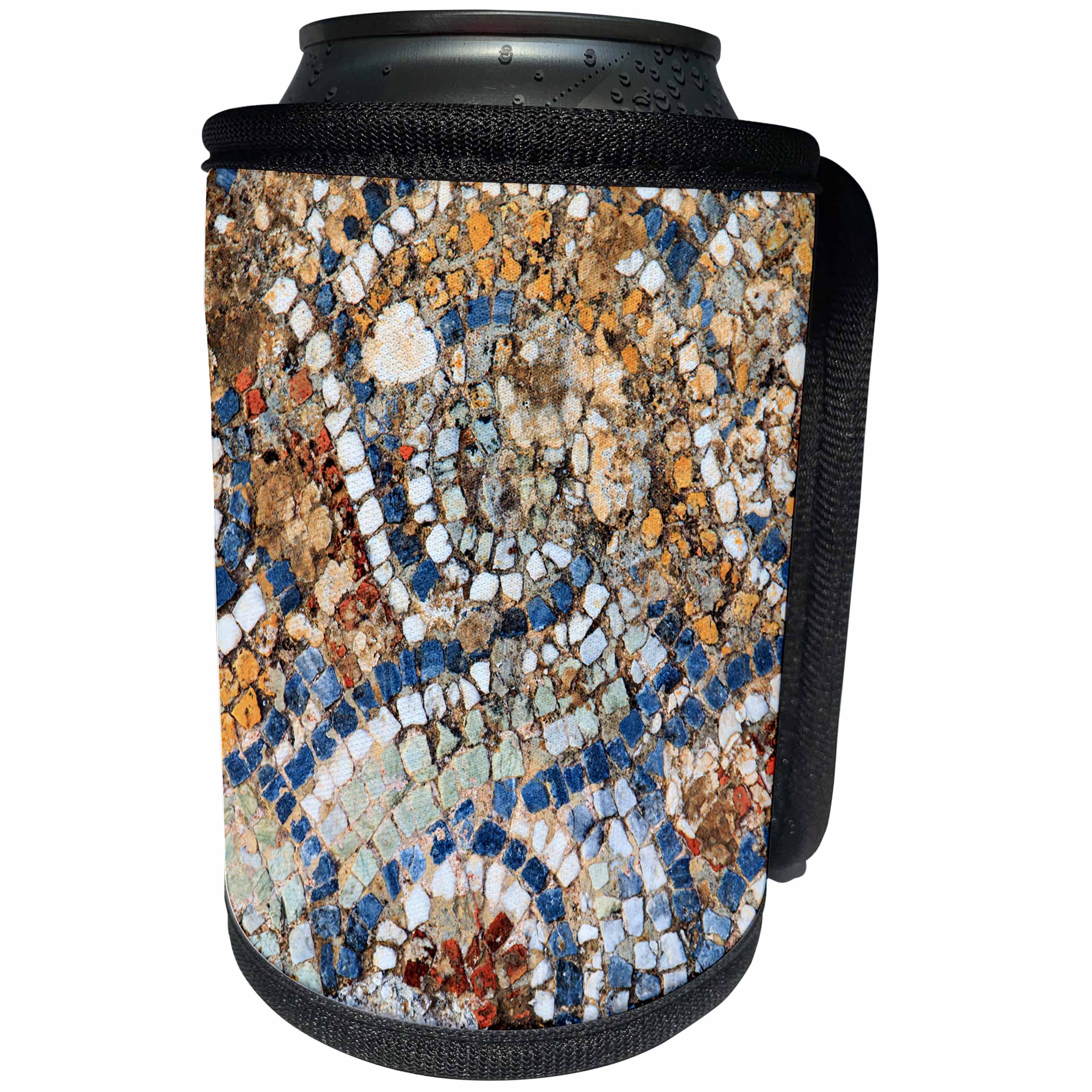 3dRose Danita Delimont - Artwork - Turkey, Izmir, Selcuk, ancient city Ephesus. Mosaic floors. - Can Cooler Bottle Wrap (cc_277028)