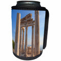 3dRose Danita Delimont - Ruins - Turkey, Izmir, Bergama, Pergamon. Temple of Trajan on the acropolis. - Can Cooler Bottle Wrap (cc_277031)