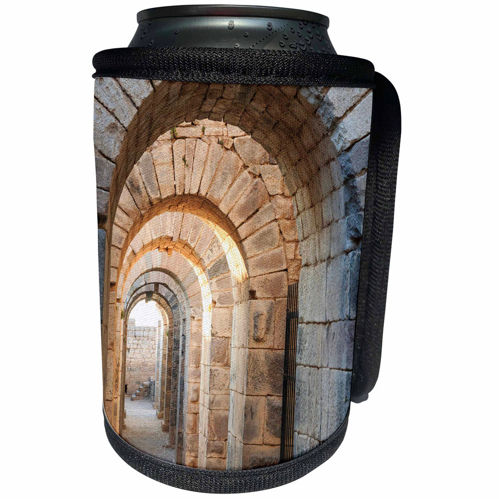 3dRose Danita Delimont - Architecture - Turkey, Izmir, Bergama, Pergamon. Arches of the sanctuary of Trajan. - Can Cooler Bottle Wrap (cc_277032)