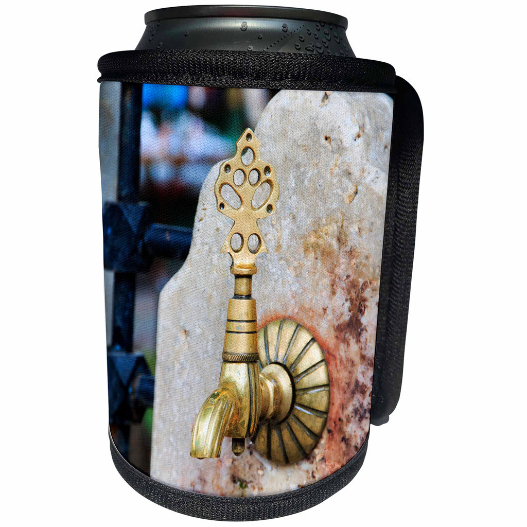 3dRose Danita Delimont - Objects - Turkey, Marmara, Bursa Province, Bursa, Water Fountain. - Can Cooler Bottle Wrap (cc_277034)