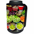 3dRose Danita Delimont - Food - Market, Sa Dec, Mekong River, Vietnam, Asia - Can Cooler Bottle Wrap (cc_277045)