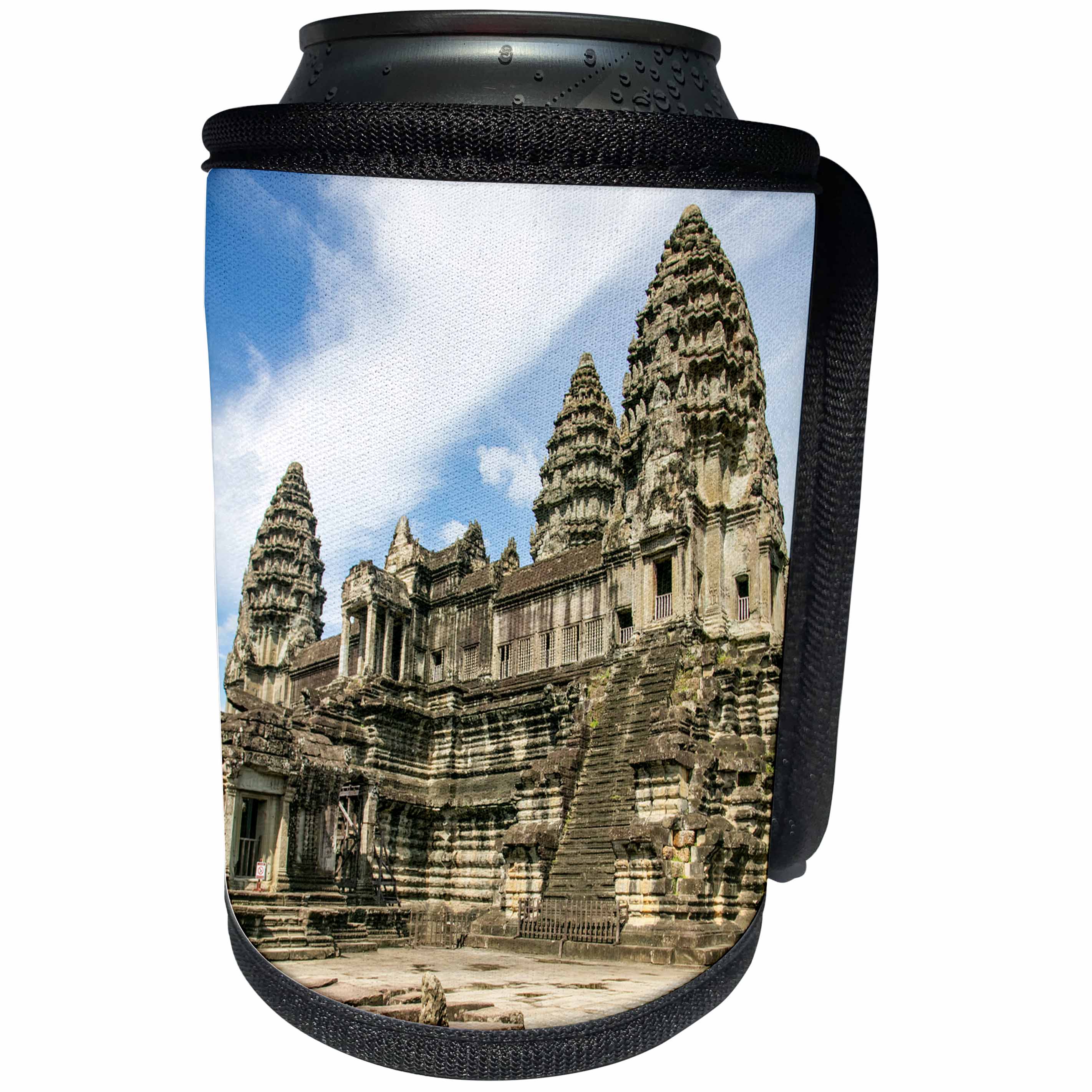 3dRose Danita Delimont - Travel - Temples at Angkor Wat, Angkor, Cambodia - Can Cooler Bottle Wrap (cc_277059)