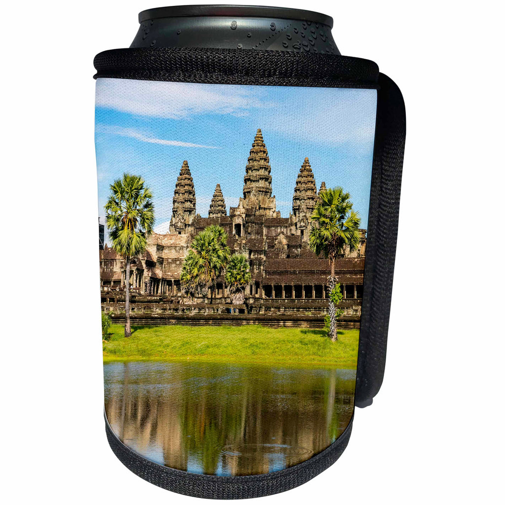 3dRose Danita Delimont - Travel - The famous Angkor Wat, Angkor, Cambodia - Can Cooler Bottle Wrap (cc_277060)