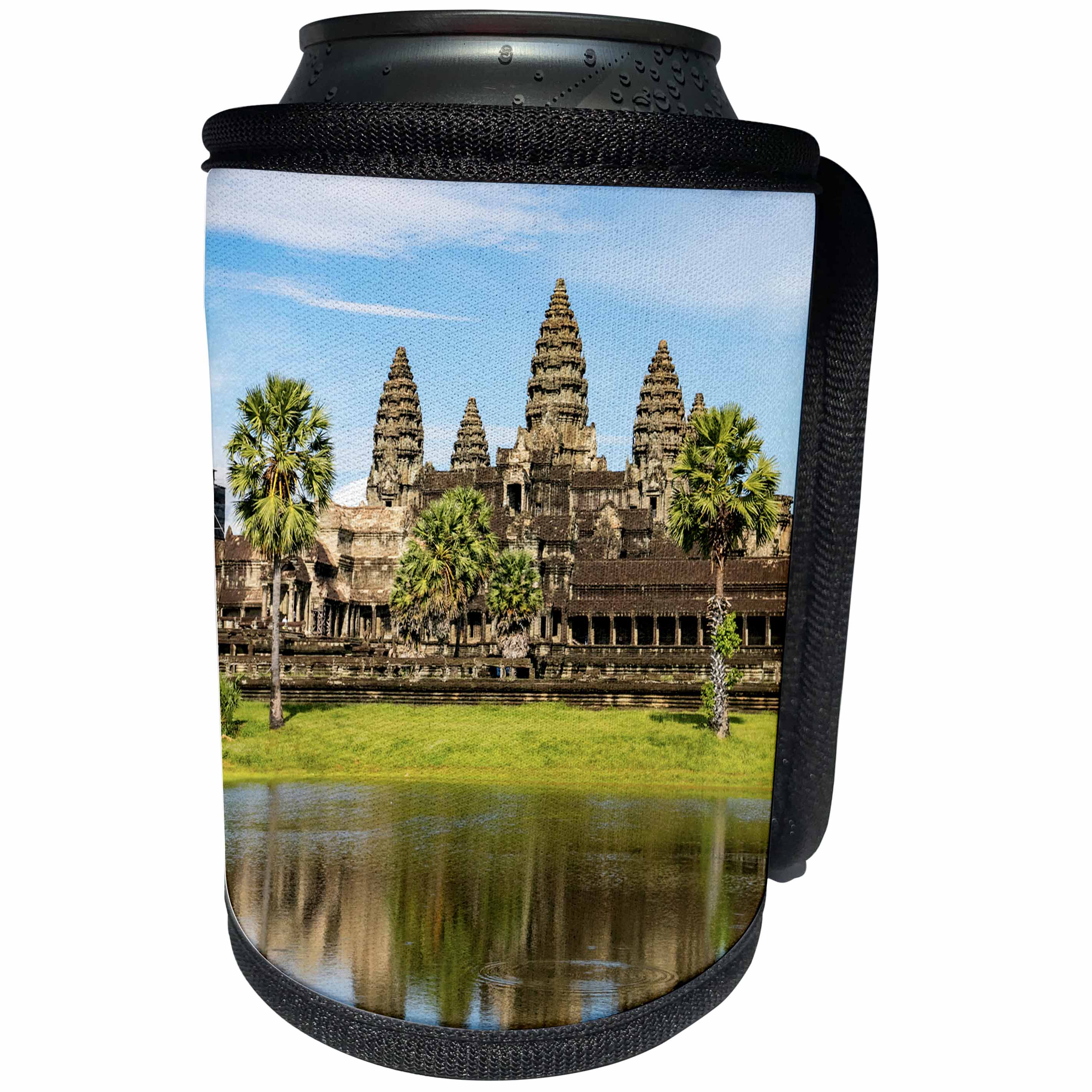 3dRose Danita Delimont - Travel - The famous Angkor Wat, Angkor, Cambodia - Can Cooler Bottle Wrap (cc_277060)