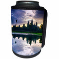3dRose Danita Delimont - Sunrises - Cambodia, Angkor wat, Siem Reap, Sunrise reflections at Angkor Wat - Can Cooler Bottle Wrap (cc_277087)