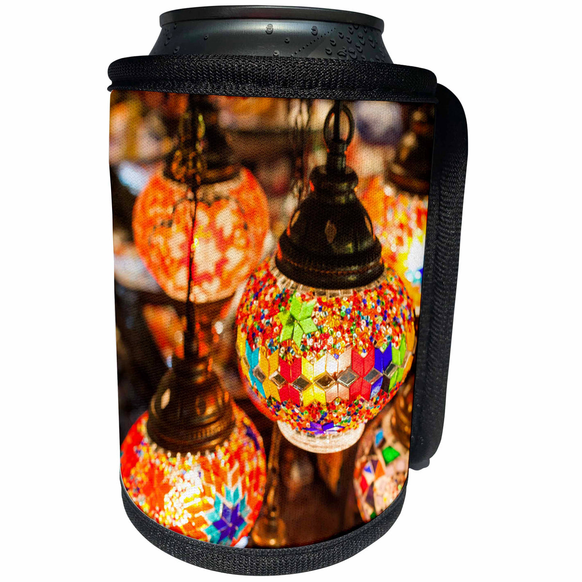 3dRose Danita Delimont - Lamps - UAE, Dubai, Traditional arabian Souvenir lamps - Can Cooler Bottle Wrap (cc_277099)