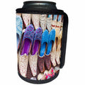 3dRose Danita Delimont - Markets - UAE, Dubai, Deira. Traditional slippers as souvenirs. - Can Cooler Bottle Wrap (cc_277116)