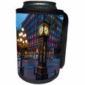 3dRose Danita Delimont - Cities - Historic steam powered clock in the Gastown, Vancouver, B.C., Canada - Can Cooler Bottle Wrap (cc_277212)