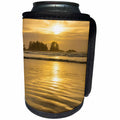 3dRose Danita Delimont - Sunsets - Golden sunset over Chesterman Beach, Tofino, Vancouver Island, Canada - Can Cooler Bottle Wrap (cc_277216)