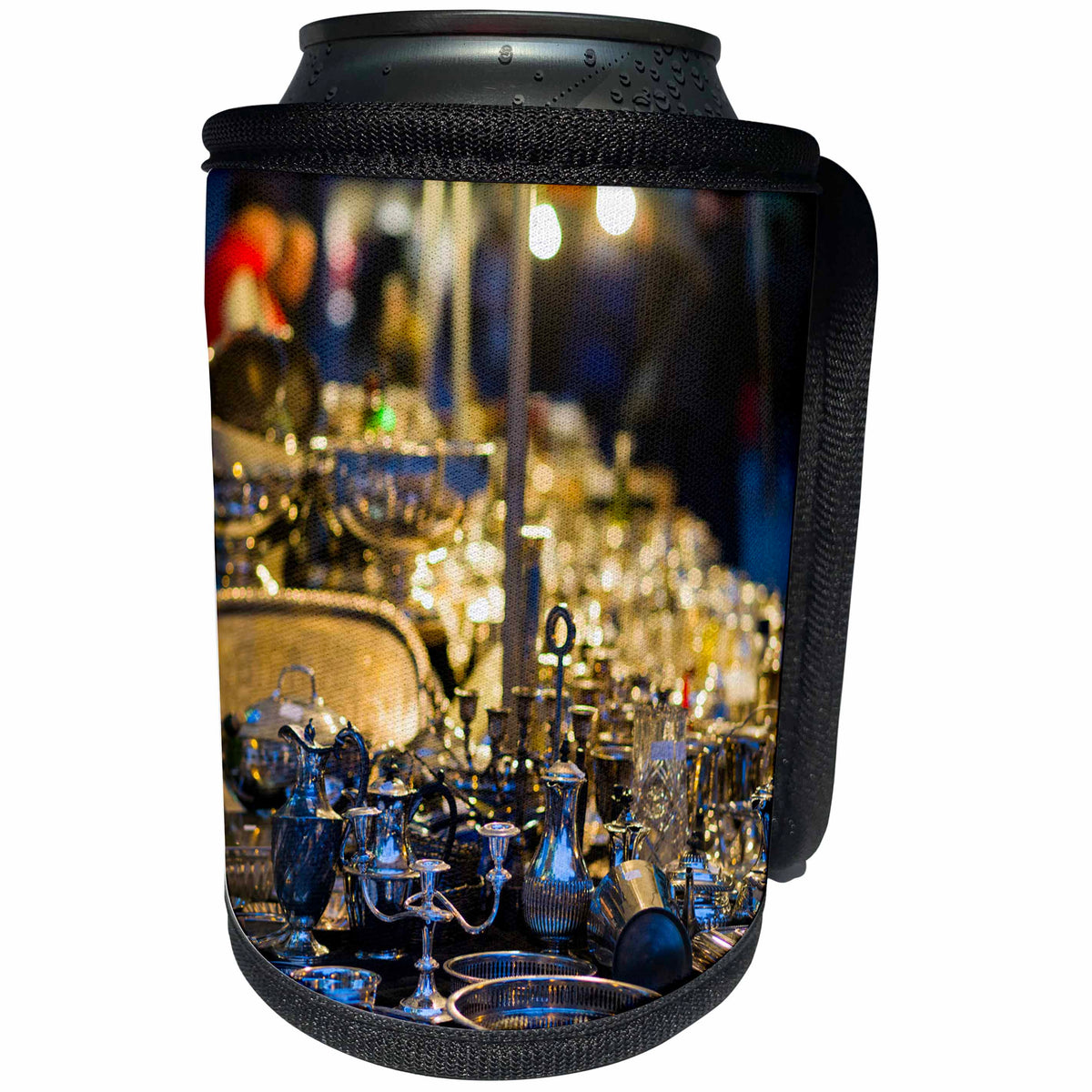 3dRose Danita Delimont - Markets - Belgium, antique market in Antwerp - Can Cooler Bottle Wrap (cc_277299)