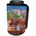 3dRose Danita Delimont - Cities - Czech Republic, Prague. Cityscape of rooftops. - Can Cooler Bottle Wrap (cc_277306)