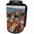 3dRose Danita Delimont - Cities - Czech Republic, Prague. Rooftops as seen from above. - Can Cooler Bottle Wrap (cc_277312)