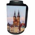 3dRose Danita Delimont - Cities - Czech Republic, Prague. Tyn Church dominates the Old Town Square. - Can Cooler Bottle Wrap (cc_277326)