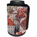 3dRose Danita Delimont - Cities - Czech Republic, Prague. Prague rooftops as seen from above. - Can Cooler Bottle Wrap (cc_277327)