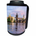 3dRose Danita Delimont - Cities - Czech Republic, Prague. View of the city over the Vltava river. - Can Cooler Bottle Wrap (cc_277328)