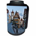 3dRose Danita Delimont - Cities - Germany, Rothenburg ob der Tauber, Ploenlein Triangular Place - Can Cooler Bottle Wrap (cc_277395)