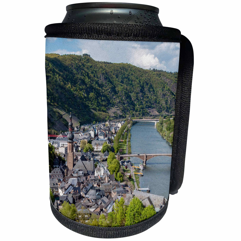3dRose Danita Delimont - Vineyards - Reichsburg Castle. Cochem. Germany. - Can Cooler Bottle Wrap (cc_277421)